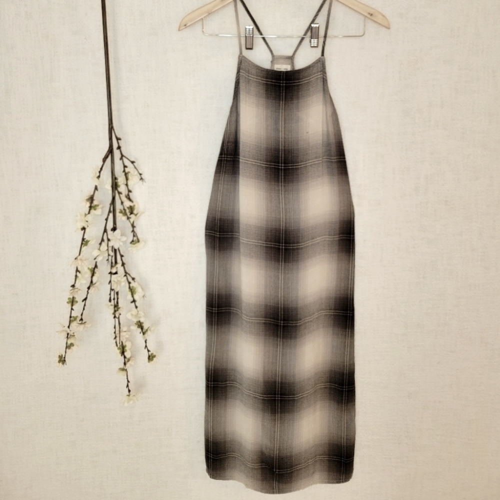 Silence + Noise Midi Square Dress- Size S